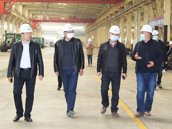 省工信厅产业合作处副处长郑博文一行调研新能源复工复产工作