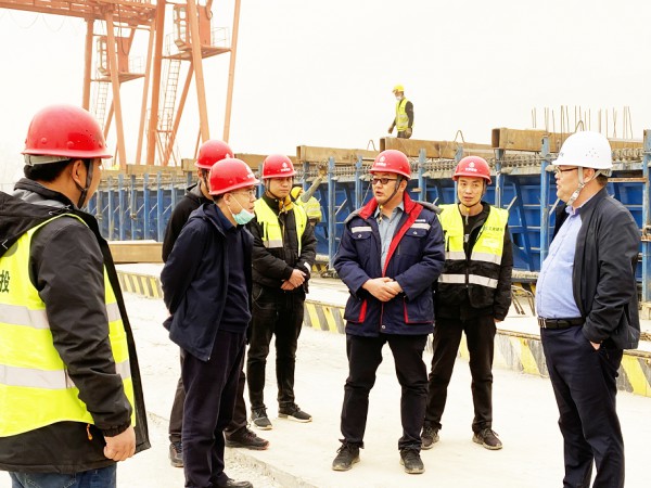 suncitygroup太阳新城董事长马有胜一行 检查指导临夏市环城北路建设工程项目