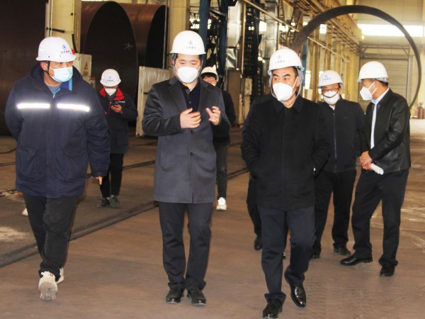 凉州区区长崔振华一行调研suncitygroup太阳新城